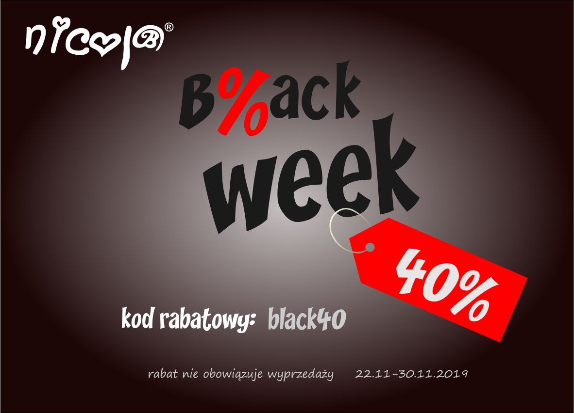 Black Week - PRODUCENT UBRANEK DZIECIĘCYCH OSZALAŁ! - 40% rabat!
