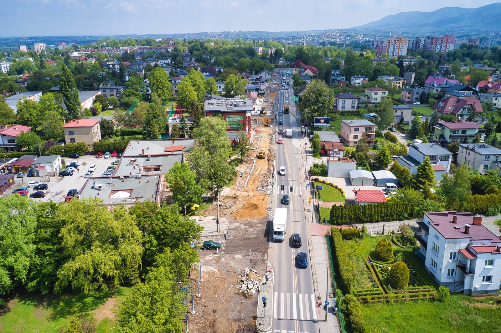 Najnowsze informacje z rozbudowy ul. Cieszyńskiej w Bielsku-Białej [VIDEO]