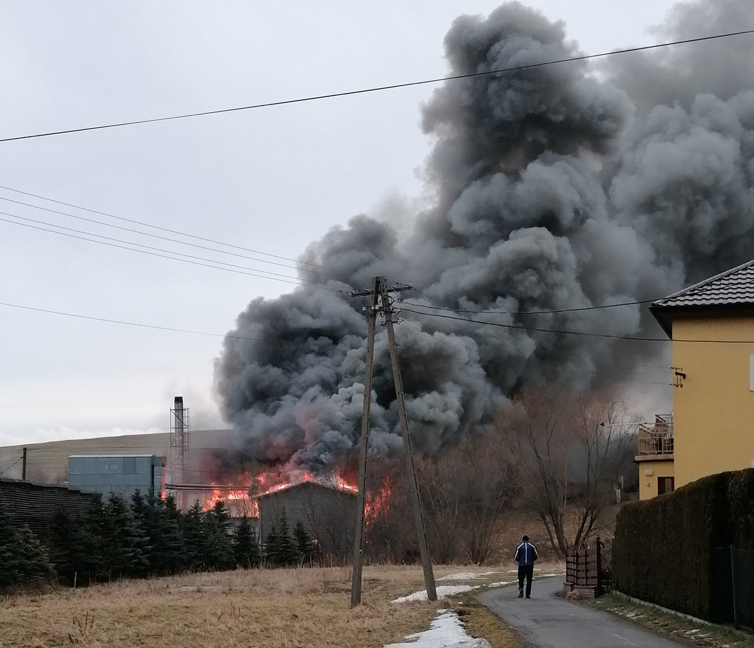 Ogromny pożar w Żabnicy