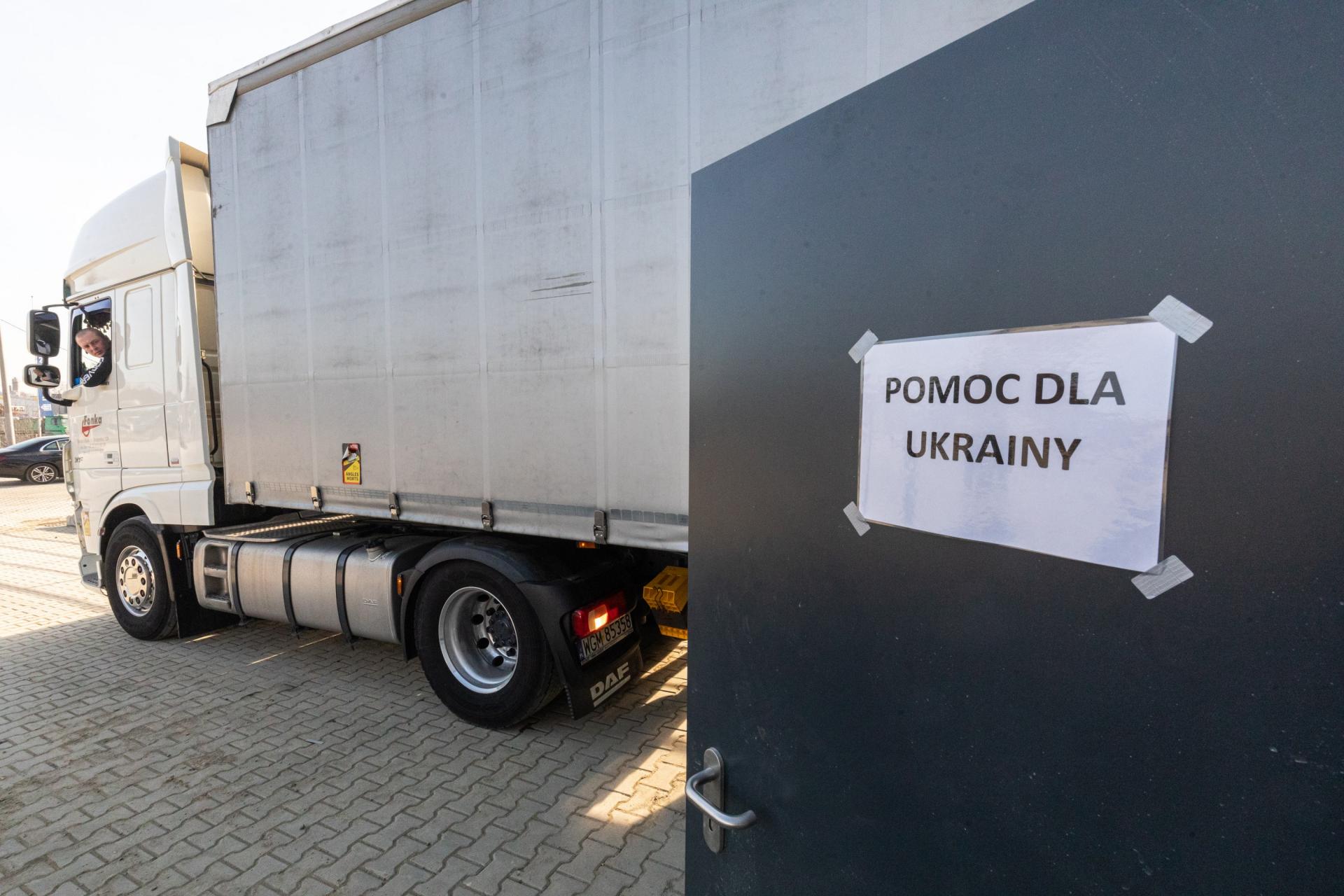 Z Bielska-Białej wyruszyła kolejna ciężarówka z pomocą dla Ukrainy