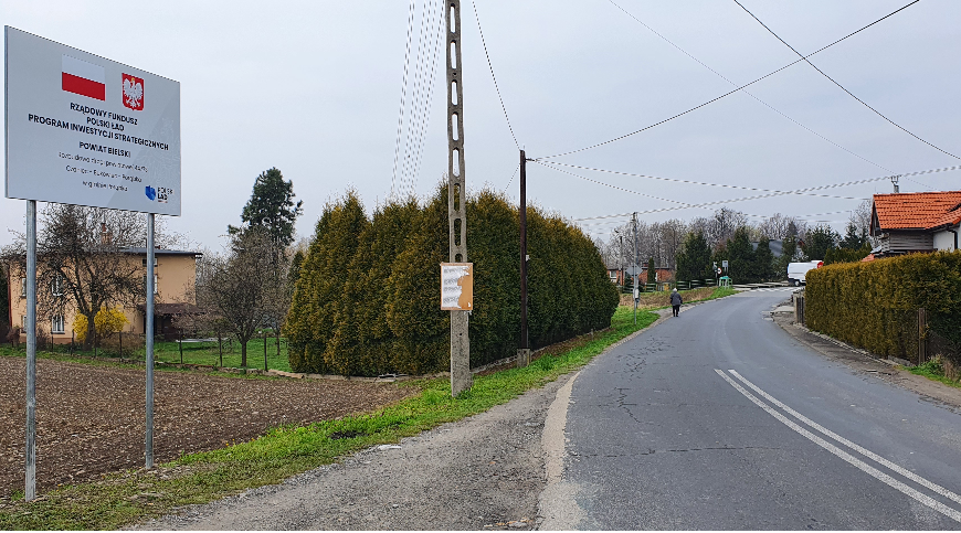 Ponad rok potrwa przebudowa drogi w gminie Porąbka