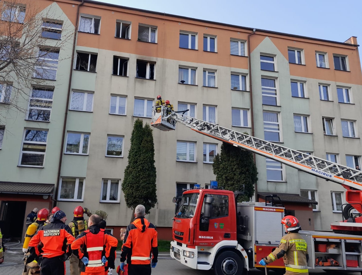 Tragiczny finał pożaru w Bielsku-Białej