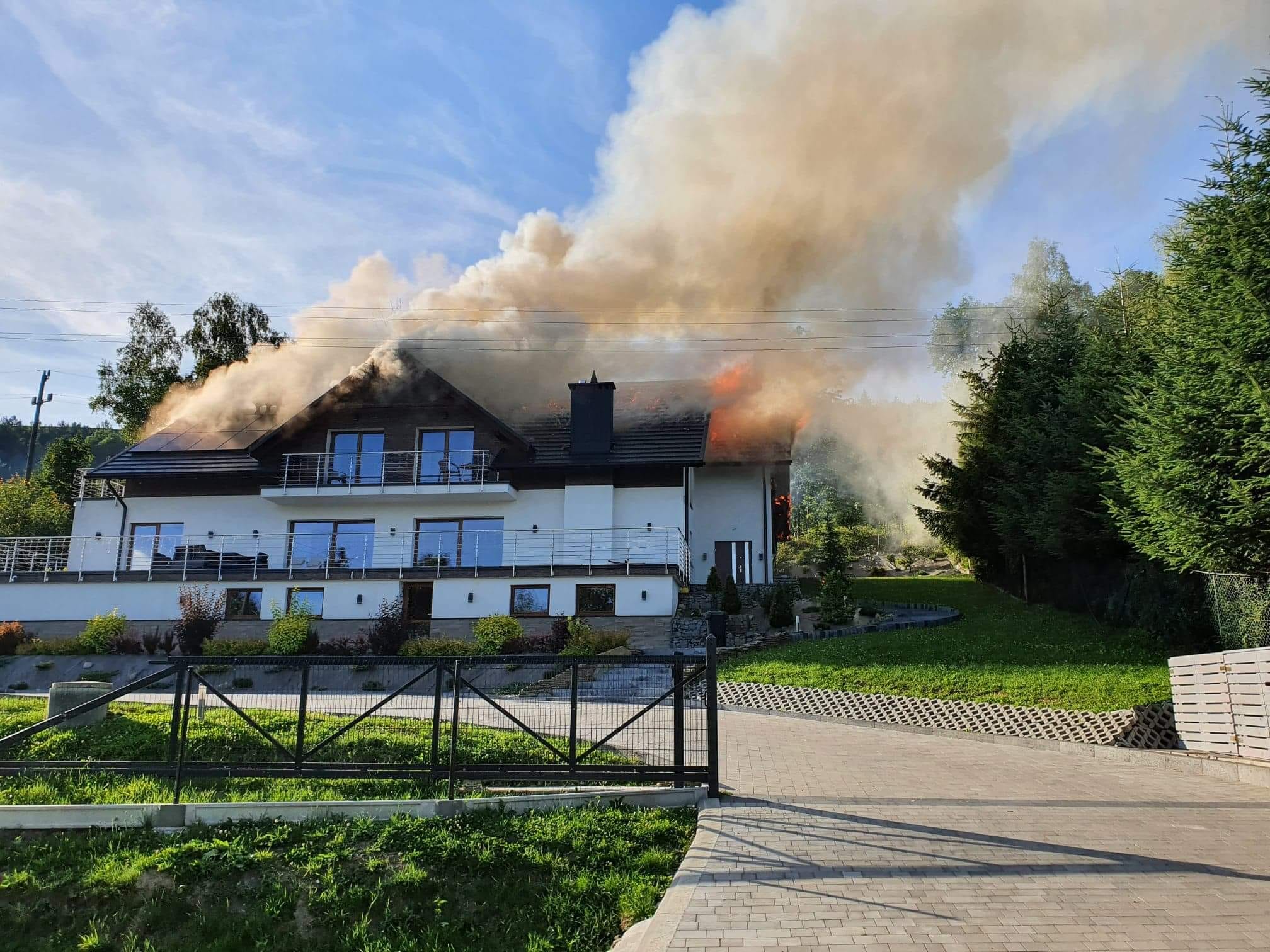 Pożar hotelu na górze Żar
