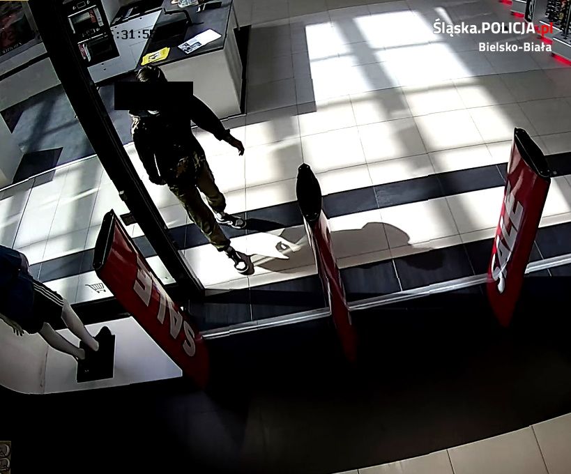 Bielska policja ustaliła sprawcę kradzieży w galerii