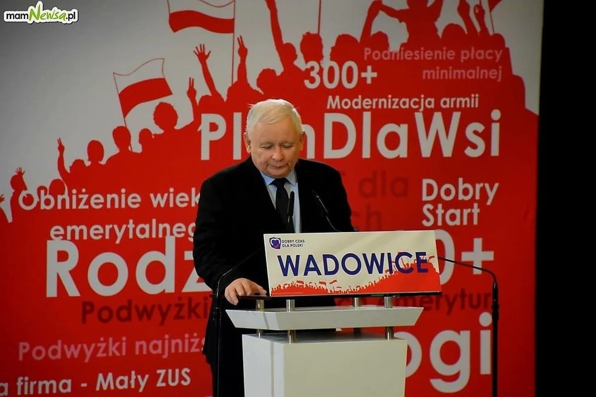 Kaczyński w Żywcu i Bielsku-Białej