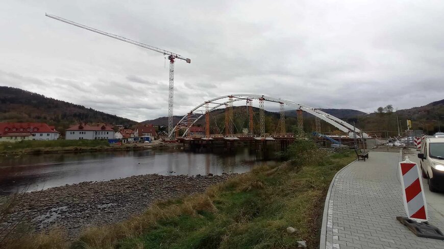 Nowy most nad Sołą