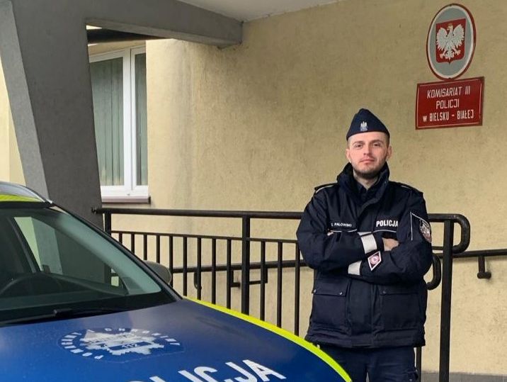 Policjant z Bielska-Białej uratował kierowcę